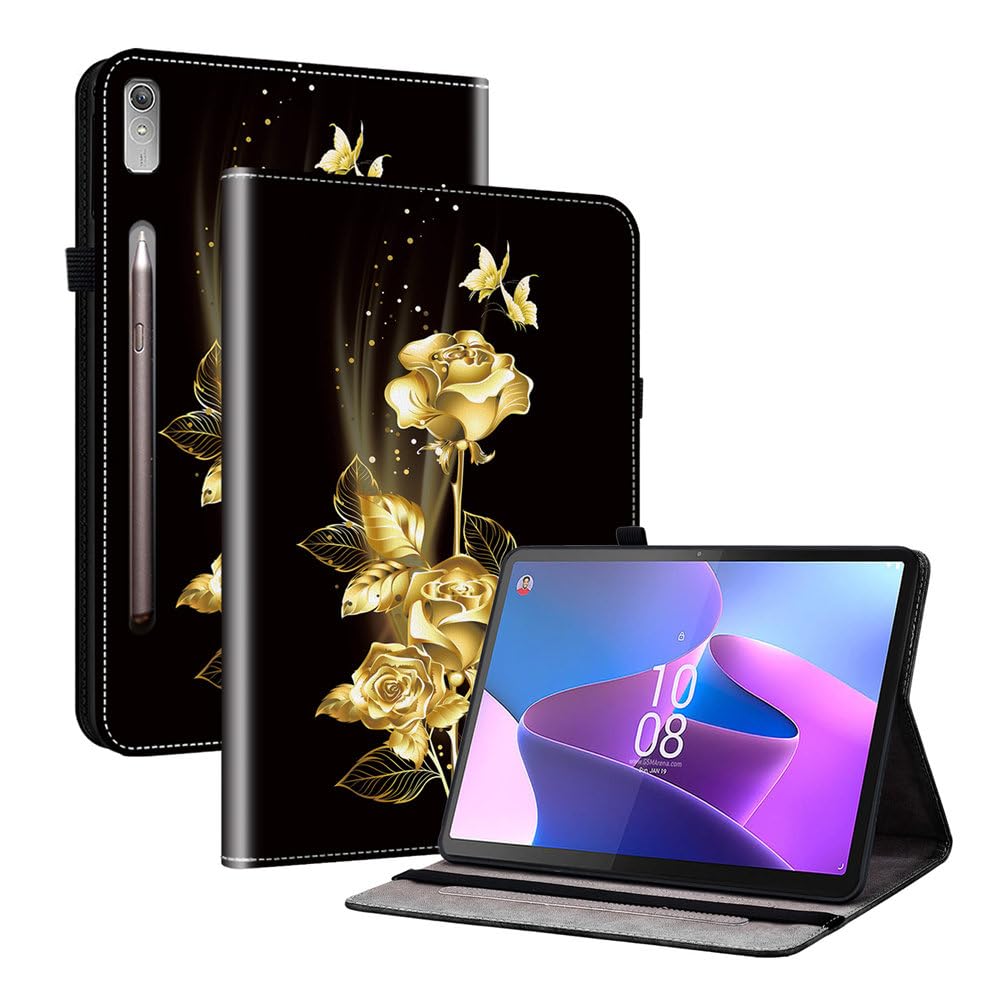 Custodia Flip Con Supporto Per Lenovo Tab P11 E P11 Pro 2a Gen (2022), Antiurto E Antigraffio