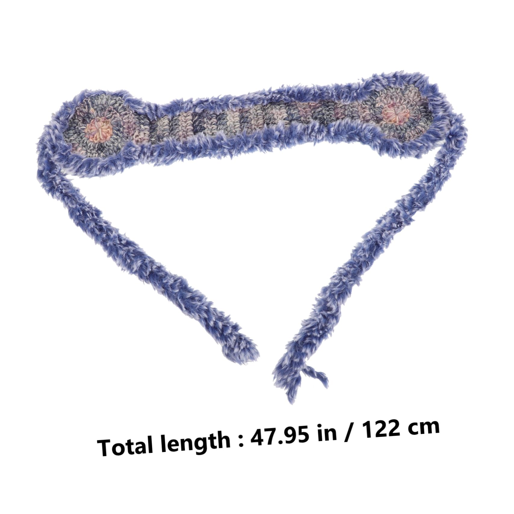 BESPORTBLE Gradient Color Adjustable Ear Muffs for Winter Furry Lining Ear Warmers for Cold Weather Design for Adults Stylish Ear Covers for Women