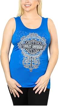 Amazon.com: Harley-Davidson Women's Native Embellished Scoop
