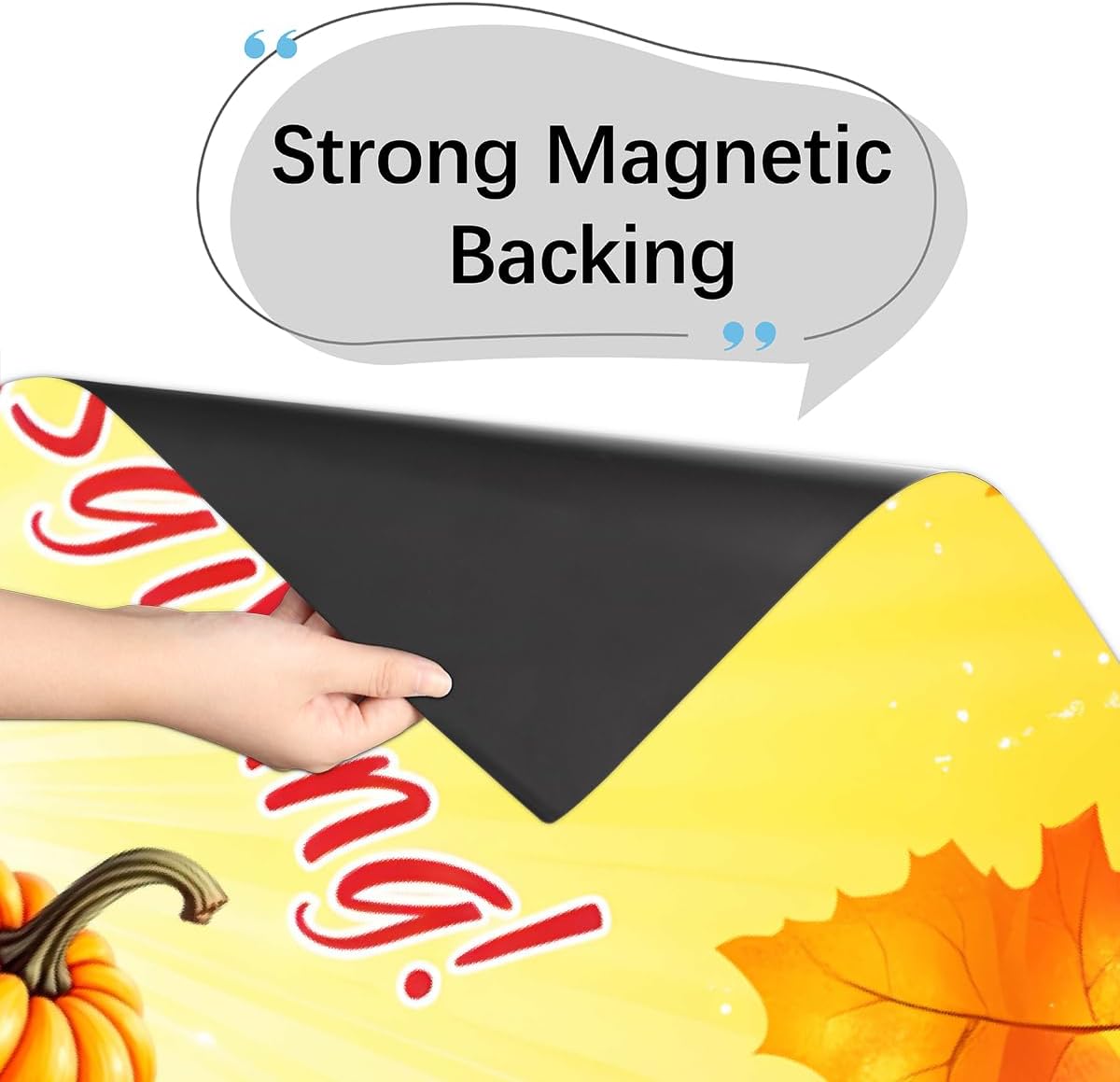 Magnetic Dishwasher Cover Thanksgiving Pumpkin Autumn Dishwasher Covers Decorative for The Front,Magnetics Refrigerator Cover Panel Decal Skin for Kitchen Magnet Cabinet Appliance 23"X26"