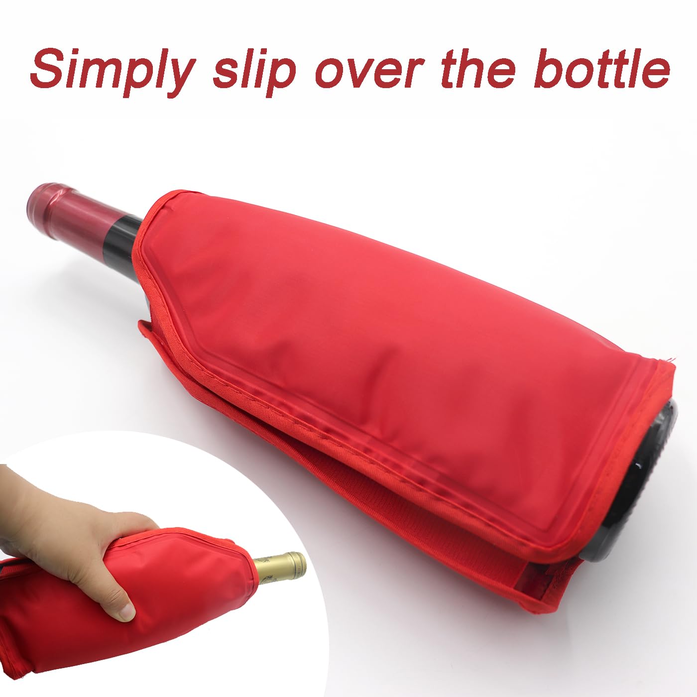 Wine Bottle Cooler, Wine Chiller Bottle Sleeve - Image 4