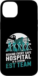 Behind Every Safe Hospital Is A Strong EVS Technician Team Case for iPhone 14 Plus