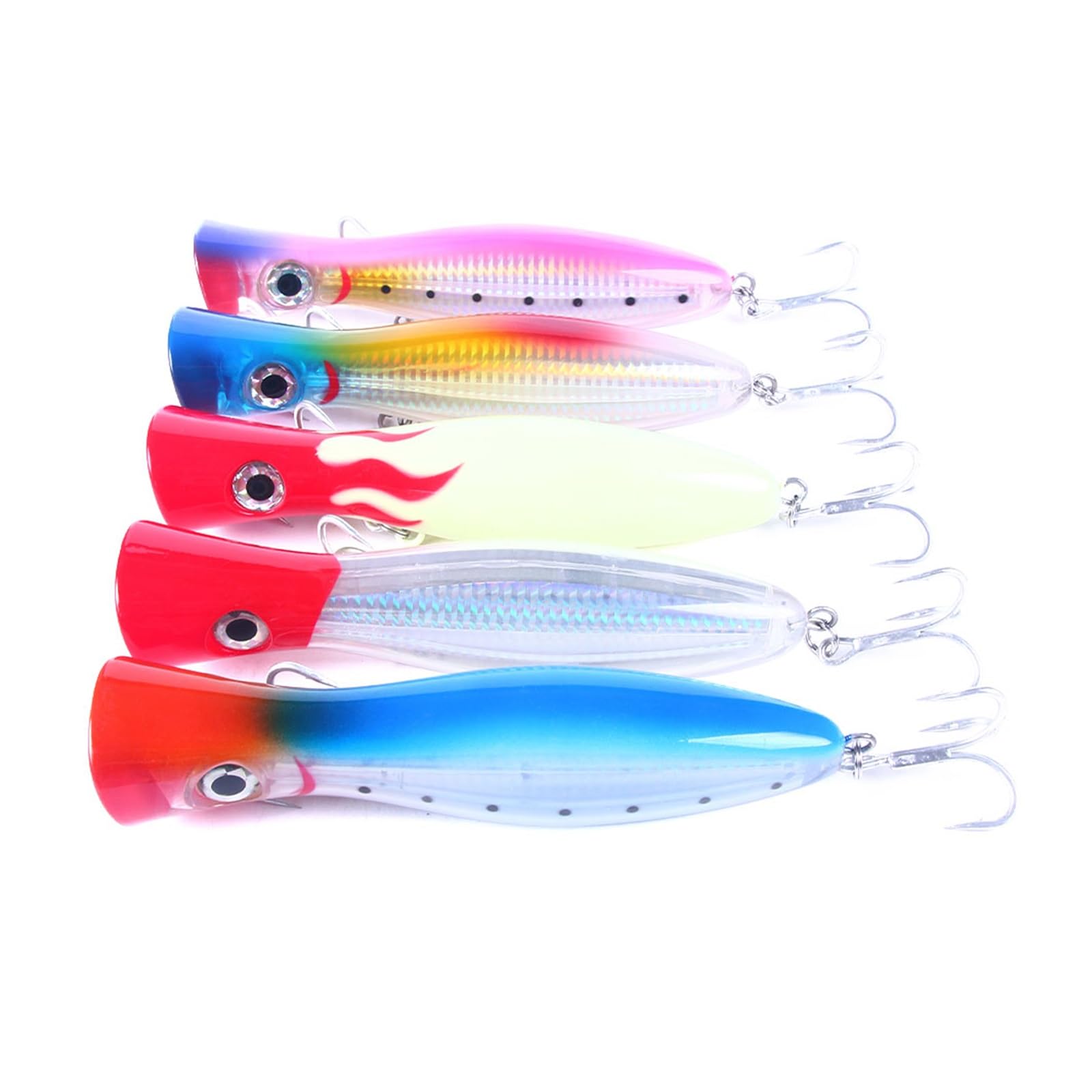 1pc 90g Big Popper Fishing Lure Top Water Popper Bain for PISCE DE ME (Color : 1)