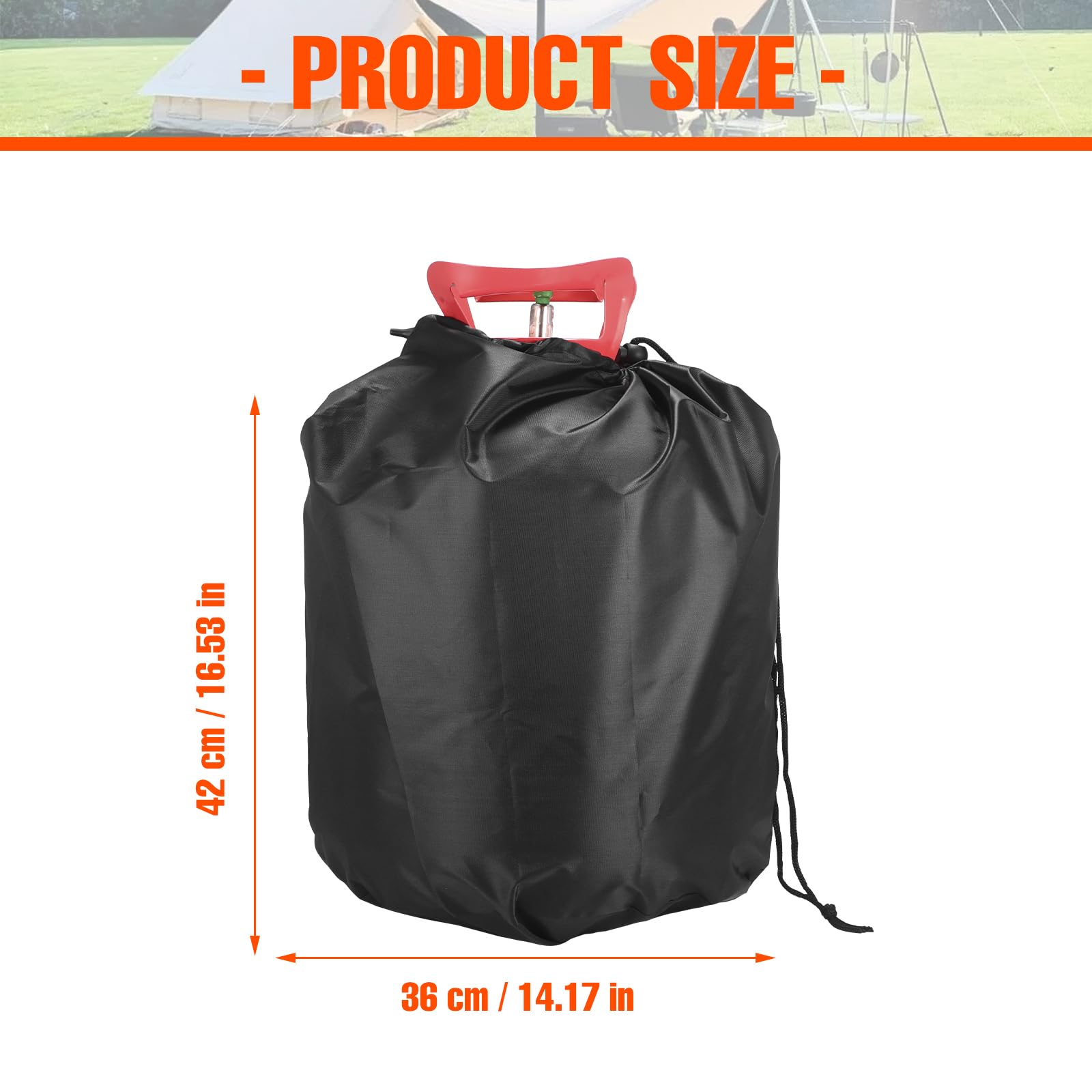 Copertura Per Bombola Gas 20kg | Impermeabile Oxford | Coulisse E Elastico - Foto 10