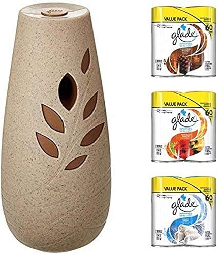 Glade automática spray Multi-Room fragancia Paquete de VariedadStarter +, bosques de cachemira, Hawaiian brisa, limpiar, lino