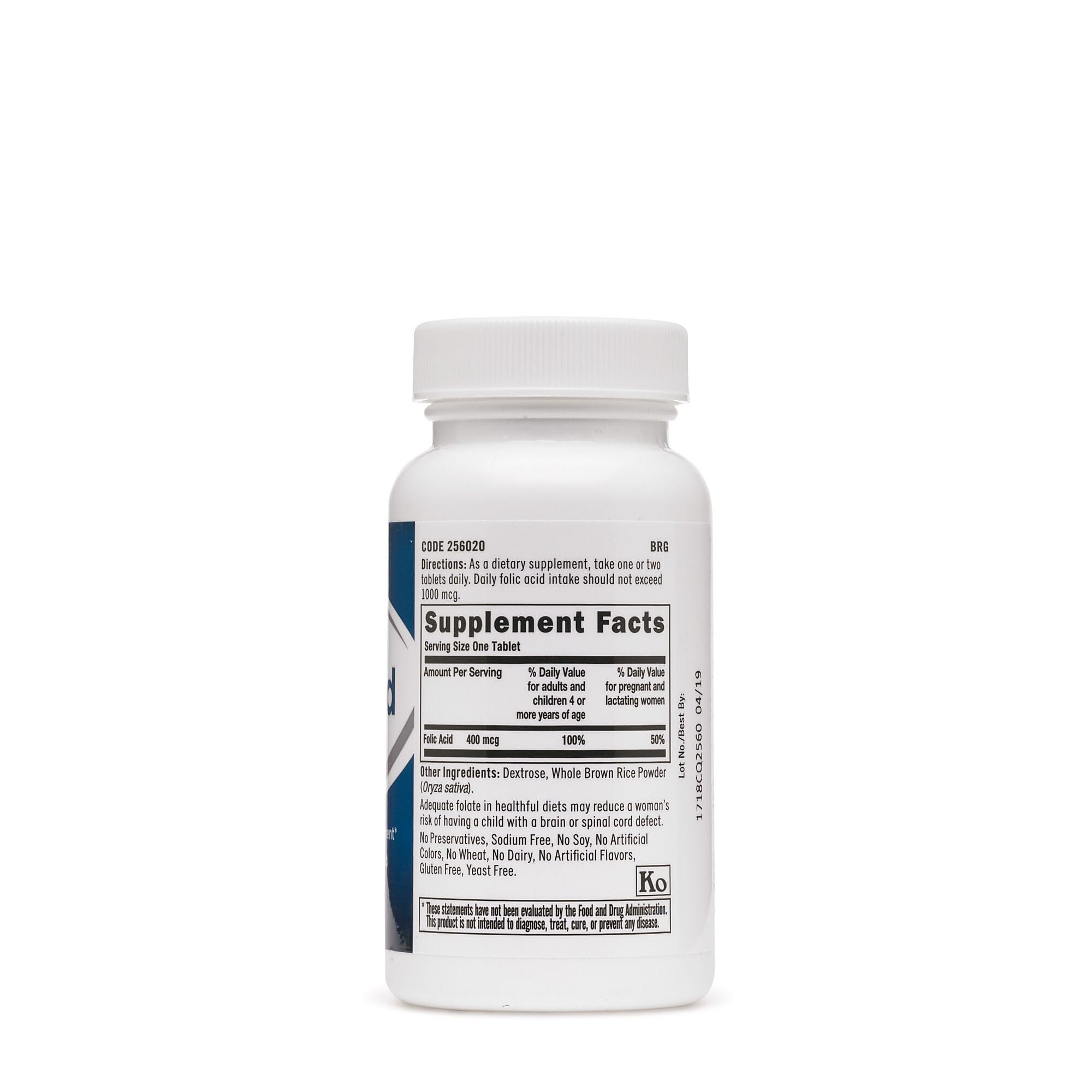 GNC Folic Acid 400 mcg (100 Tablets) — Amazon image 2