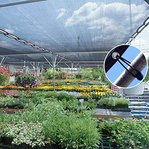 Agfabric 60% Greenhouse Shade Cloth Cover With Grommets 8’ X 12’, Black #TOP5