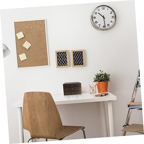 Miniatura 3 de Operitacx Cajón de mesa de madera maciza, organizador de utensilios, cajones de almacenamiento para cajones, cajones de almacenamiento apilables,