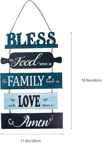 Miniatura 2 de Homoyoyo Decoración de madera para colgar en la pared, decoración de puerta, letrero de bienvenida para dormitorio, arte de pared, letrero de madera