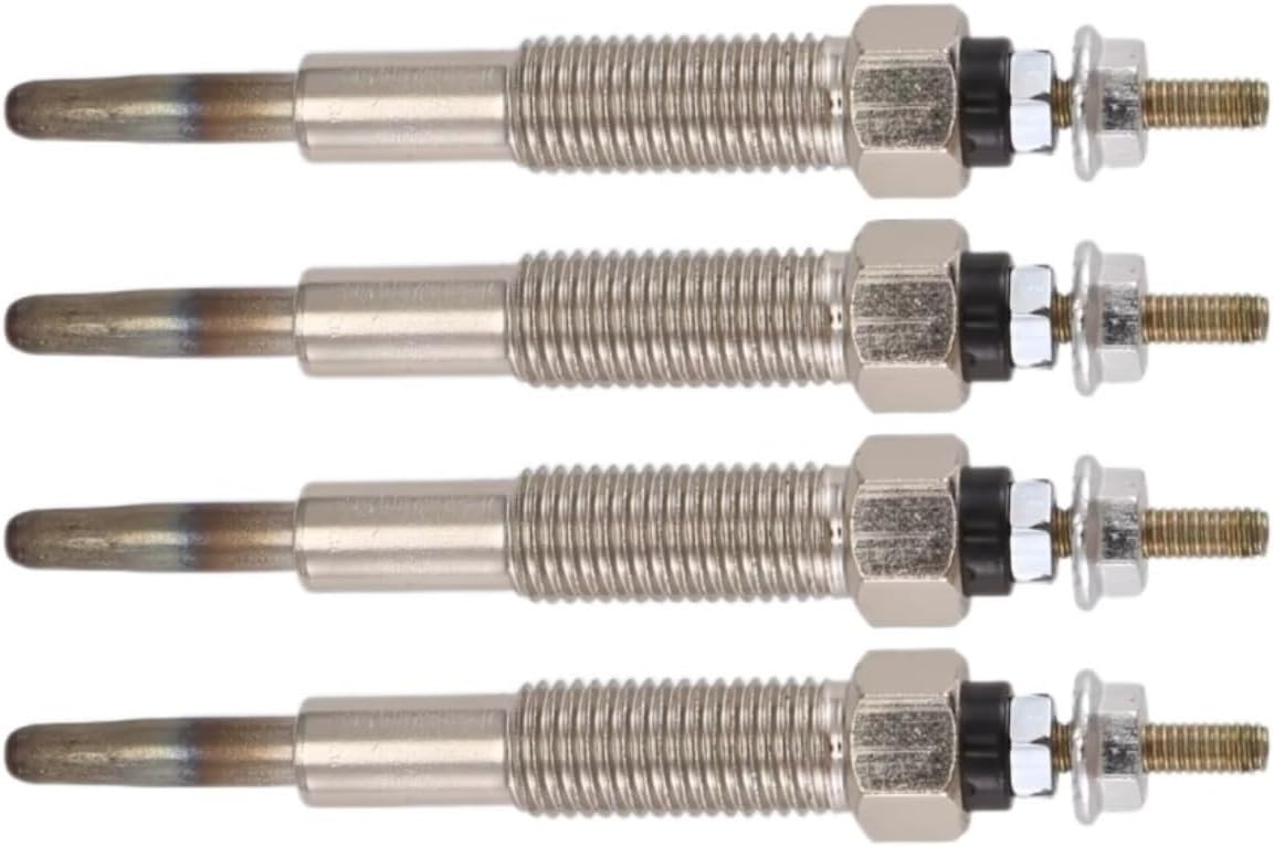 Glow Plug Compatible With Mazda For Bt-50 For Pickup Cd Un 2.5 Mrz-Cd Uny0w3 2006 2007-2010 2011 2012 2013 WLY818601 4Pcs Glow Plug