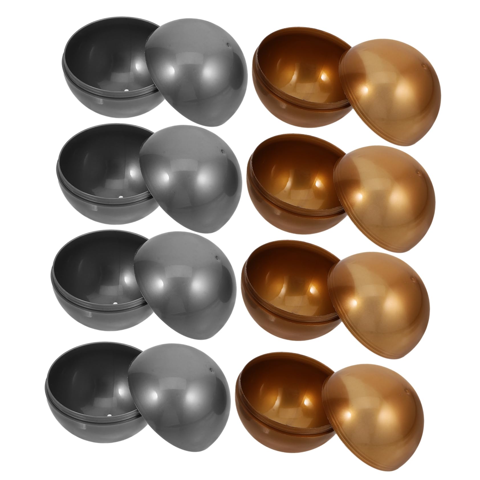 PLAFOPE 8pcs Gumball Balls for Gumball Machine Round Balls Boys and Girls Toys Vending Machine Refills Empty Capsules