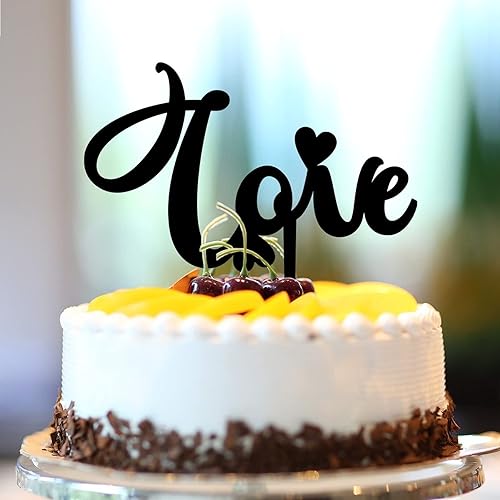 Miniatura 9 de Together Forever - Decoración para tartas de eucalipto de novia para ser, decoración de tarta de hojas y fecha establecida, nombre de familia,