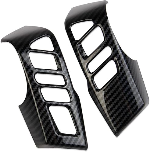 Miniatura 5 de Korlot - Cubierta de volante interior de fibra de carbono para Nissan Frontier 2022-2025 para Titan 2020-2024