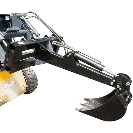 Titan Attachments Bobcat Skid Steer Toy 14-Inch Bucket, Excavator Attachment Bobcat Loader