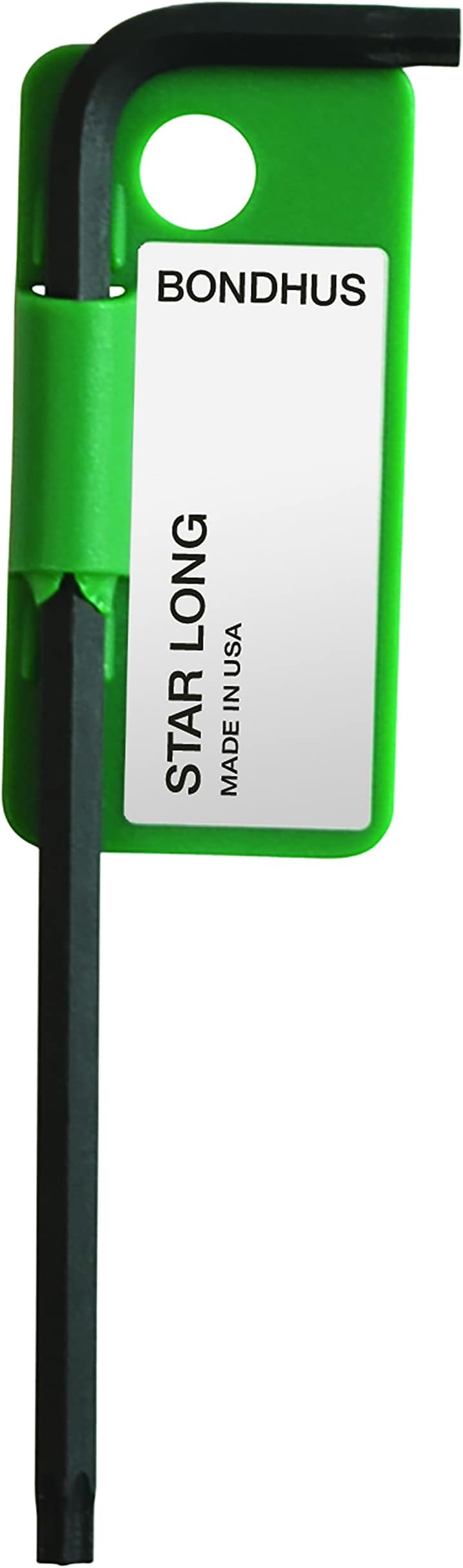 Bondhus 31825 Tagged and Barcoded T25 Star Tip Hex Key L-Wrench with ProGuard Finish, 3.8"