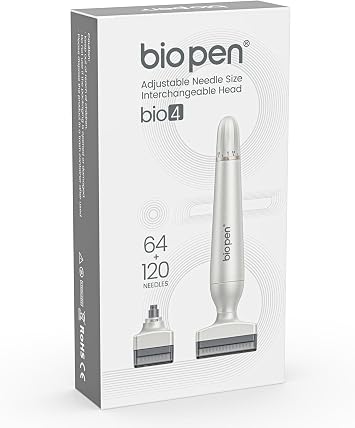 Professional Adjustable Titanium Derma Stamp Tool 0-3mm - Scalp Hair & Beard Growth, Facial & Body Skin Care - Home Use Alternative for Derma Roller & Pen - Men Women