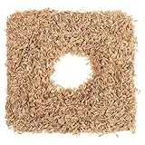 Lurrose Chicken Bedding Natural Rice Hulls 1.5Kg Moisture Control Material for Poultry Coop and Nesting