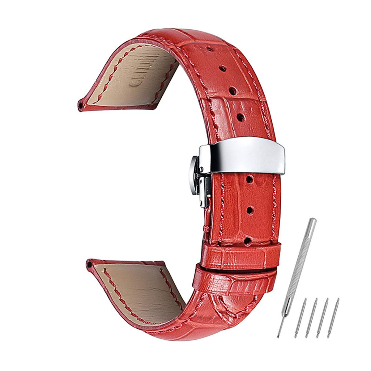 Watch Accessories 14-18mm 19mm 20mm 21mm 22mm 24mm Leather Watch Band Strap