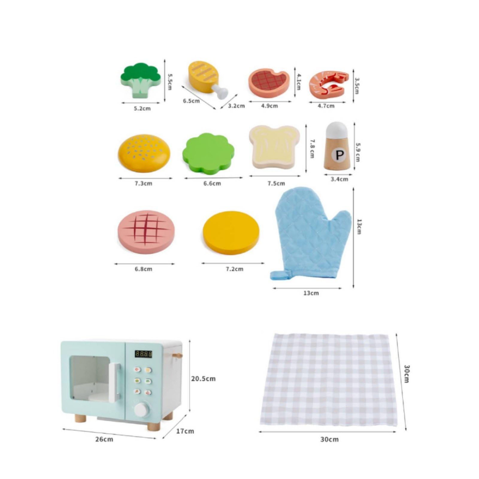 Forno Giocattolo Bambini Microonde Legno Gioco Cucina Mini Forno Microonde Bambini Giocattolo Educativo Simulazione in Legno con Pulsanti E Adatto per Asilo Nido Angolo Giochi Regalo Casa