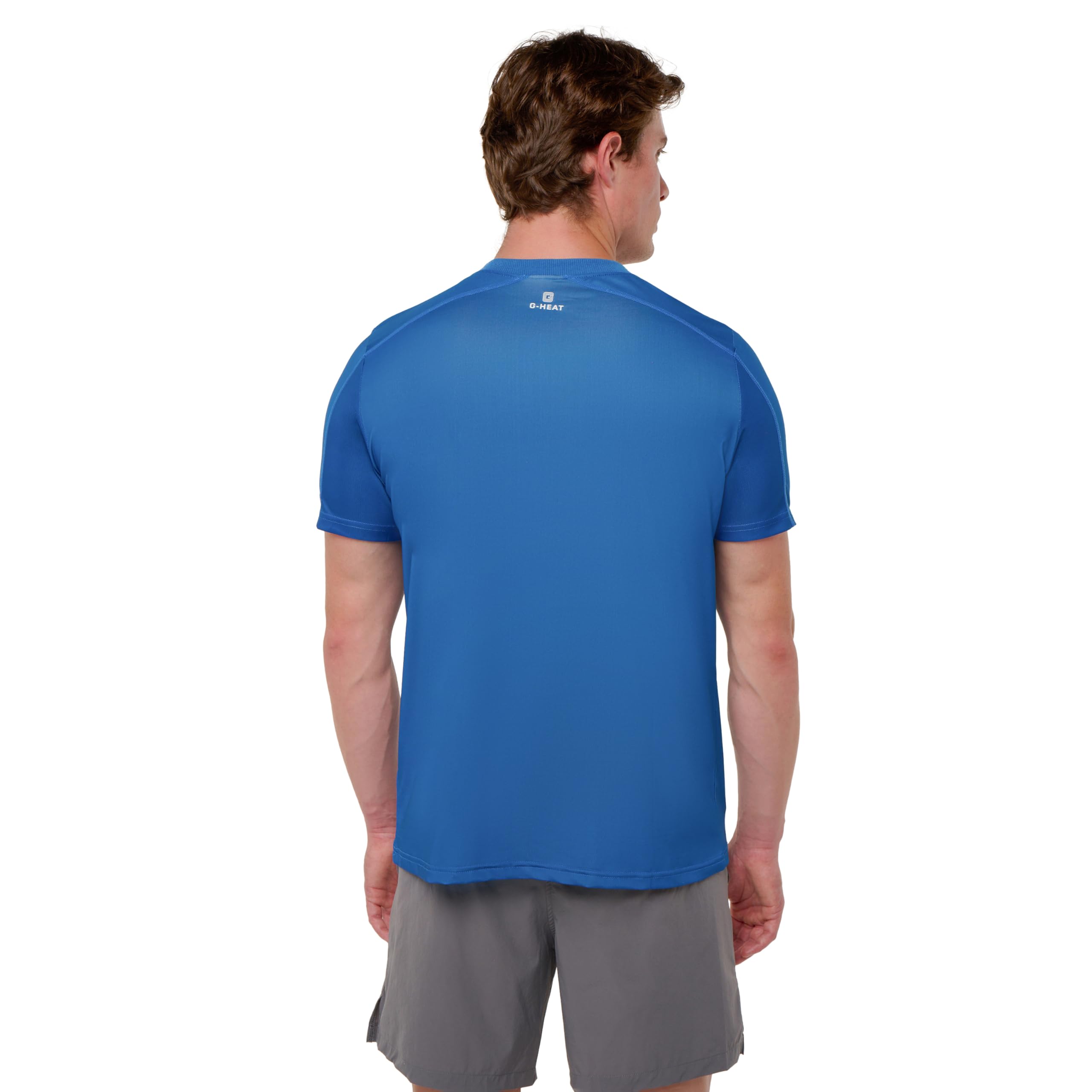 G-HEAT – T-Shirt Sport Homme Rafraîchissant | Effet Fraîcheur Continue | Anti-UV UPF50+ | Idéal Sport et Activités Outdoor