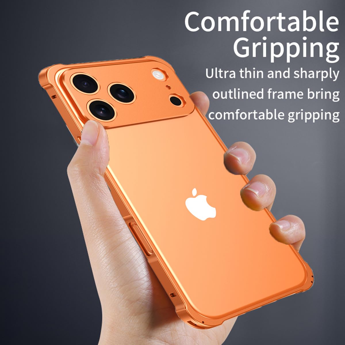 Amazon.com: for iPhone 17 Pro Max Bumper Case Metal - No Back