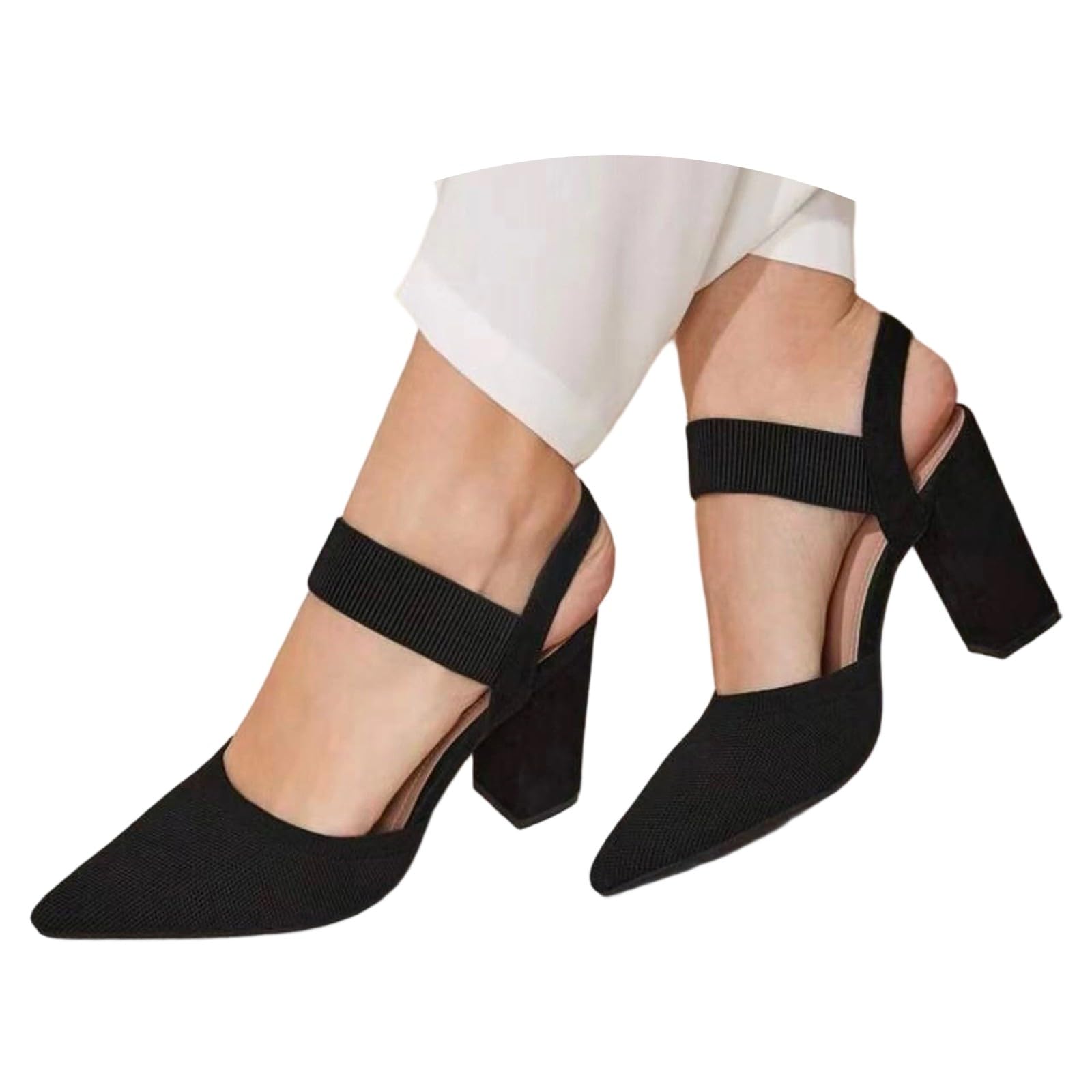 Sandales en cuir femme avec semelle en liège et lanières ajustables du 36 au 41 - 4