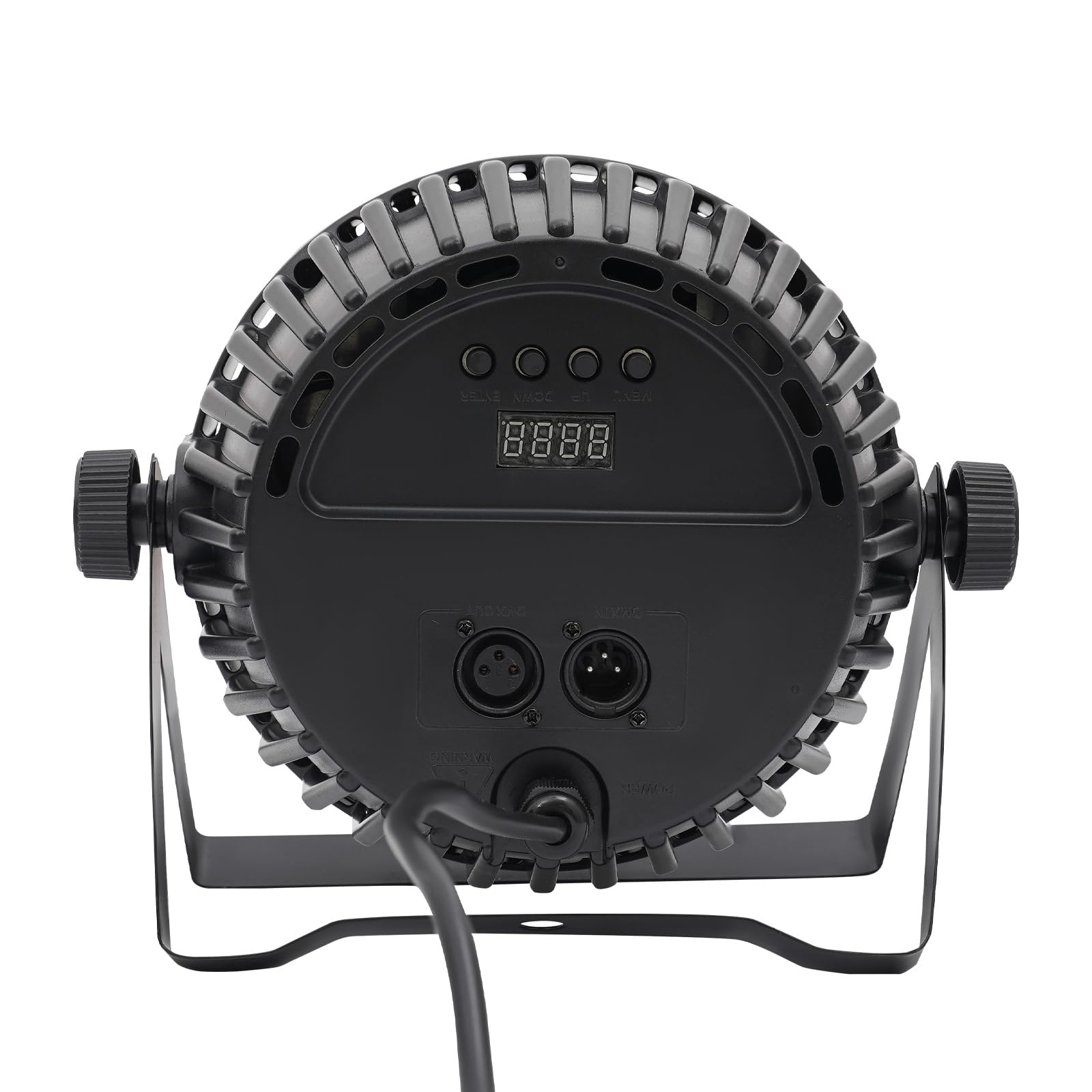 120W LED Par Strahler, LED-Bühnenlichter, Licht RGBW+DMX 4 oder 8 Kanäle, Sprachaktiviert/Auto/DMX/Master-Slave, 0–100% lineare Dimmung für Geburtstagsfeiern, Party, Stage, Weihnachten