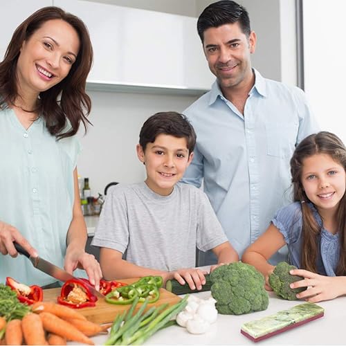 Miniatura 7 de Piedra de afilar cuchillos, piedra de afilar 300010000 piedra de afilar para herramienta de cuchillo de cocina (verde)