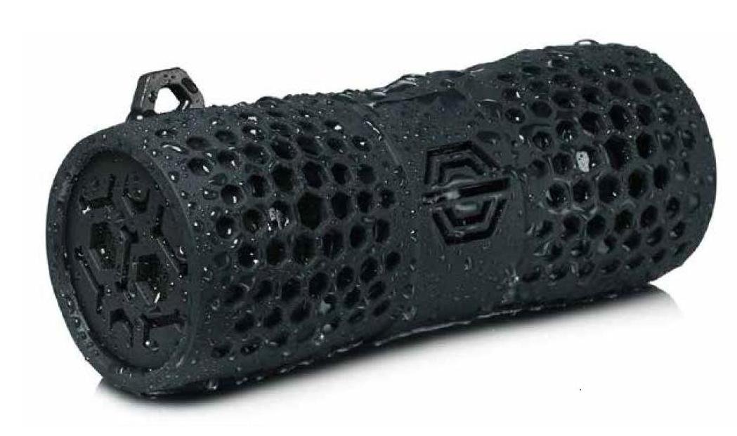 Nutek BT230MW6 Splash Proof Bluetooth Speaker, Mic (Blue)