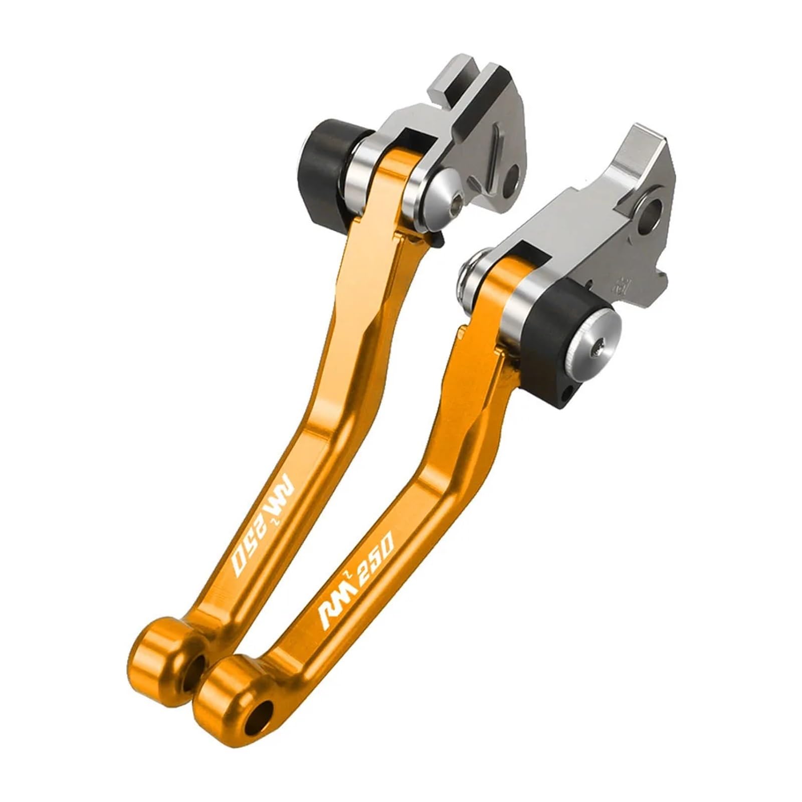 Freno Motocicleta Manija Manija De Palanca Freno Y Embrague Pivote Plegable para RMZ250 2007-2023 RMZ 250 Moto Cross(Color 4)