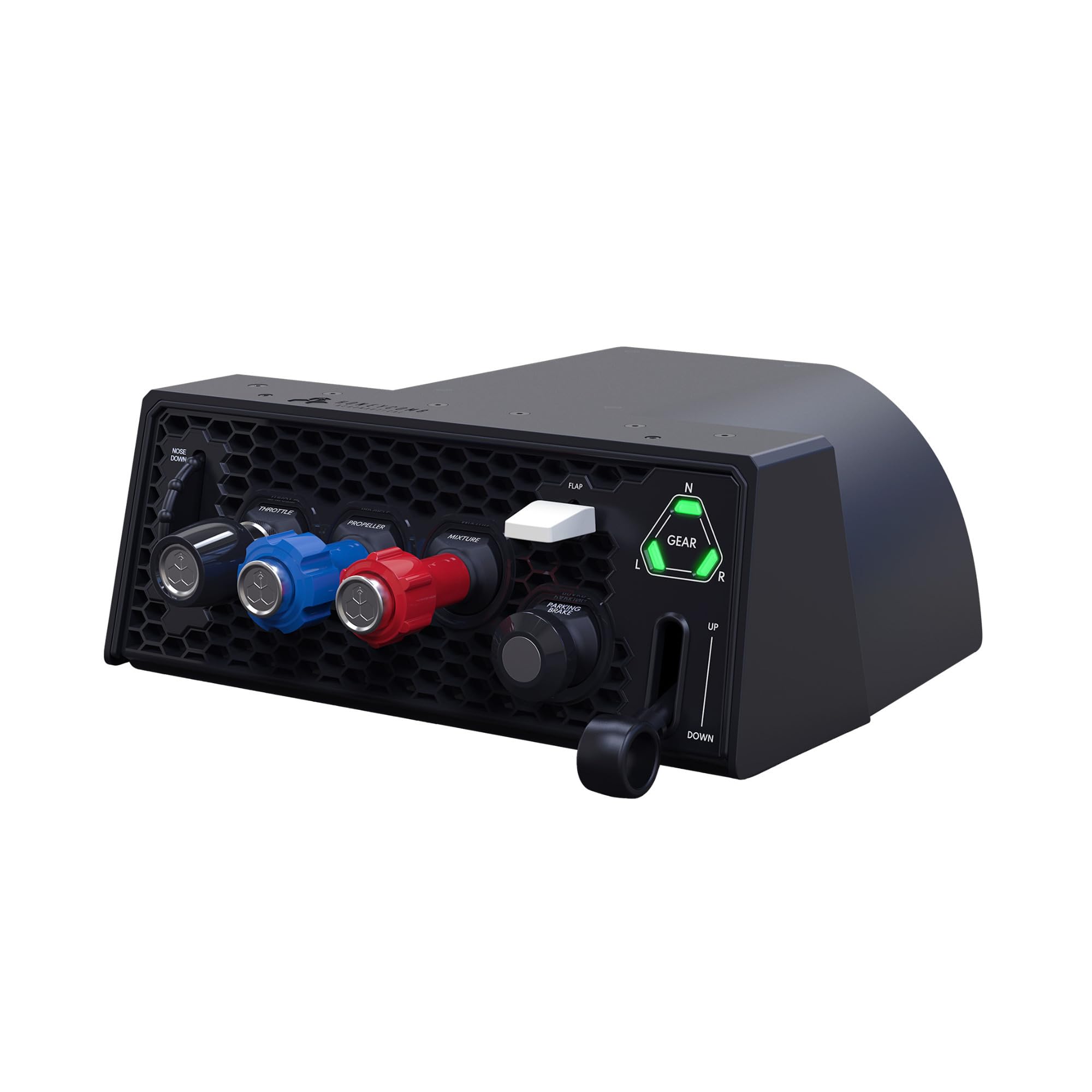 Honeycomb Sierra TPM Modul Flugzeugsteuerung für PC Mac mit Metall-Verniers Trimmrad Flaps Fahrwerk Parkbremse Cessna GA-Flugsimulation