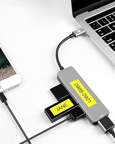 Miniatura 5 de MarkDomain Cinta de etiquetas de repuesto compatible para Brother P Touch TZe Tz 0.472 in 0.47 pulgadas (negro sobre rojoazulamarilloverdenaranja)