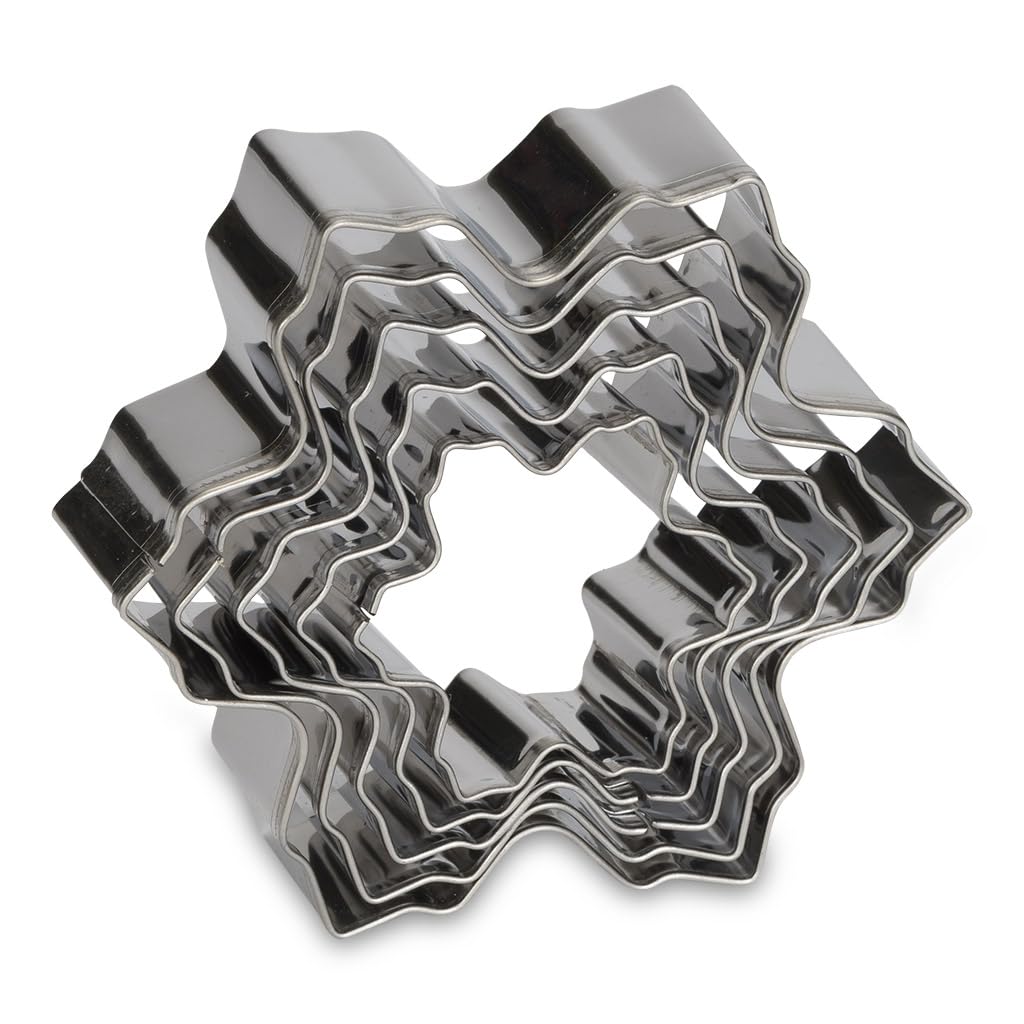 Patisse Baking 5 Piece Snowflake Cookie Cutter Set Cm.