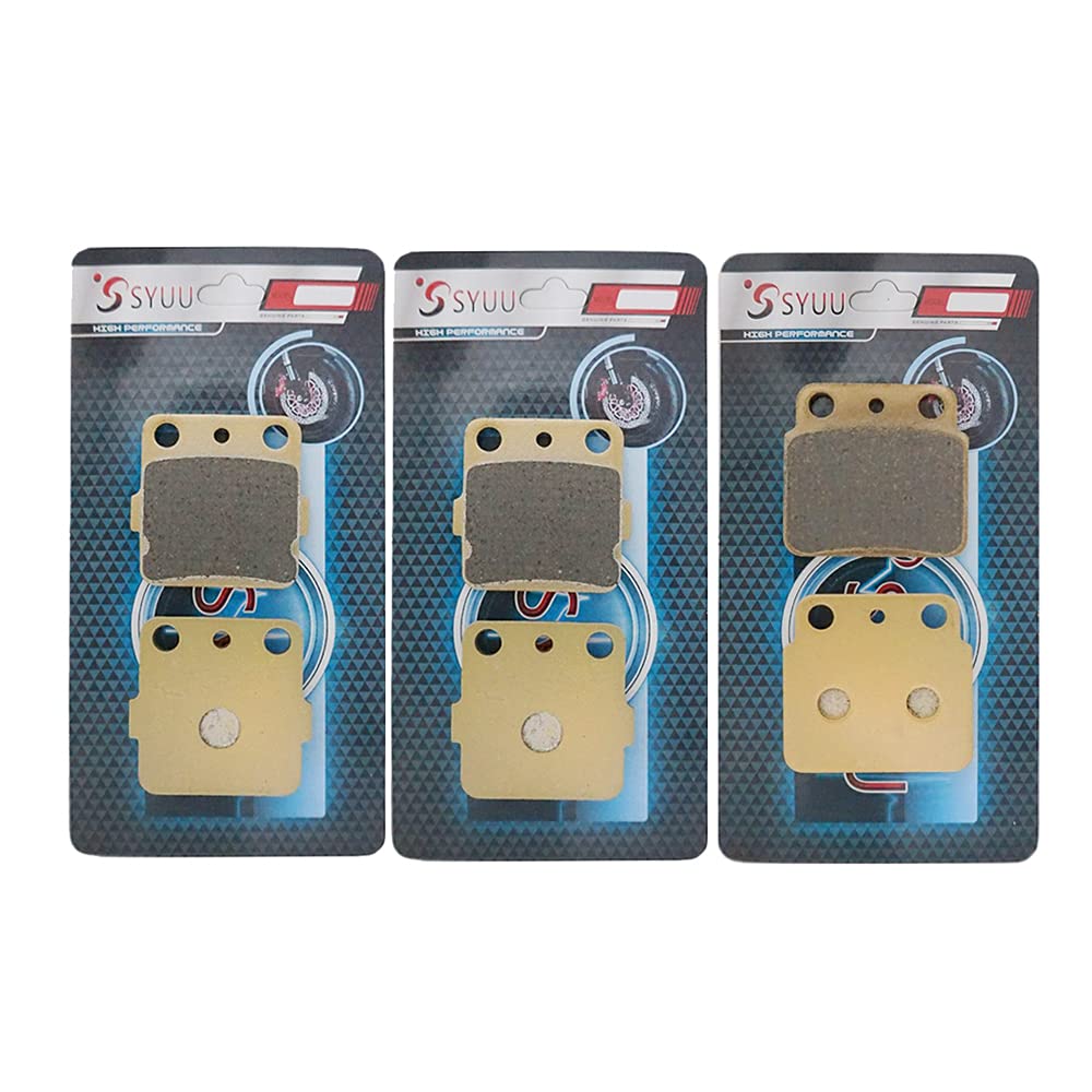 Front & Rear Brake Pads For Suzuki LT-Z 400, KFX 400, DVX 400 ATV – Semi-Metallic 2003-2014