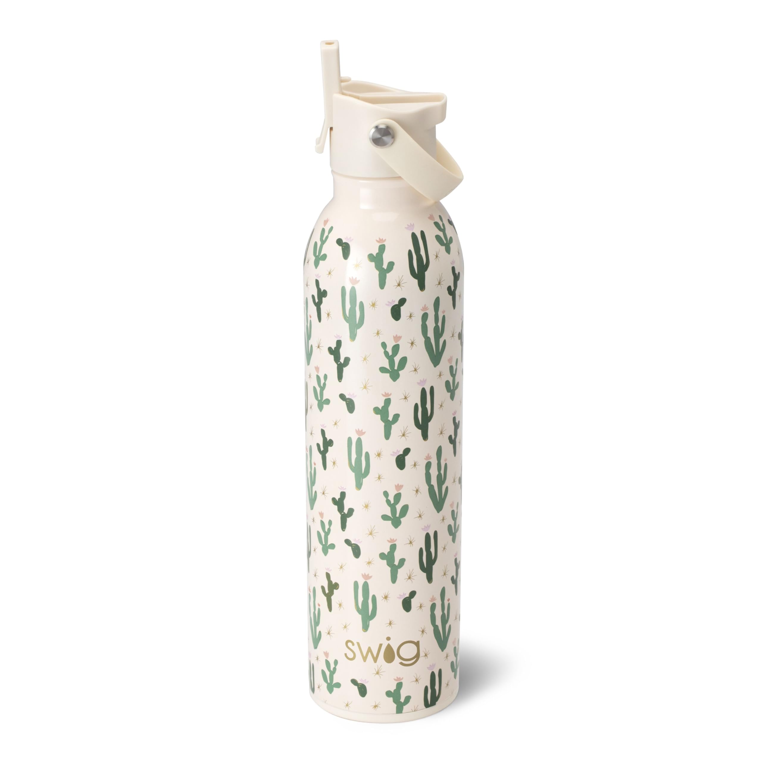 Swig Life 26oz Insulated Water Bottle With Straw - Stainless Steel, Cup Holder Friendly, Leak Proof (Chicks Dig It) - View #2