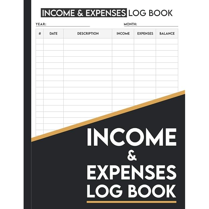 Buy And Expense Log Book Simple Expense Record Tracking