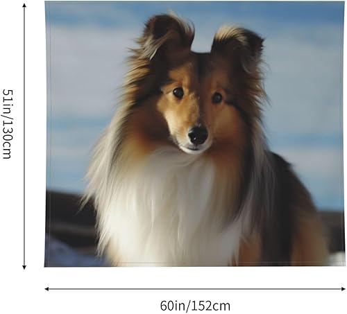 Miniatura 9 de GFLFMXZW Bonito tapiz de chihuahua para colgar en la pared de la sala de estar, tapiz de pared para dormitorio, decoración de pared estética,