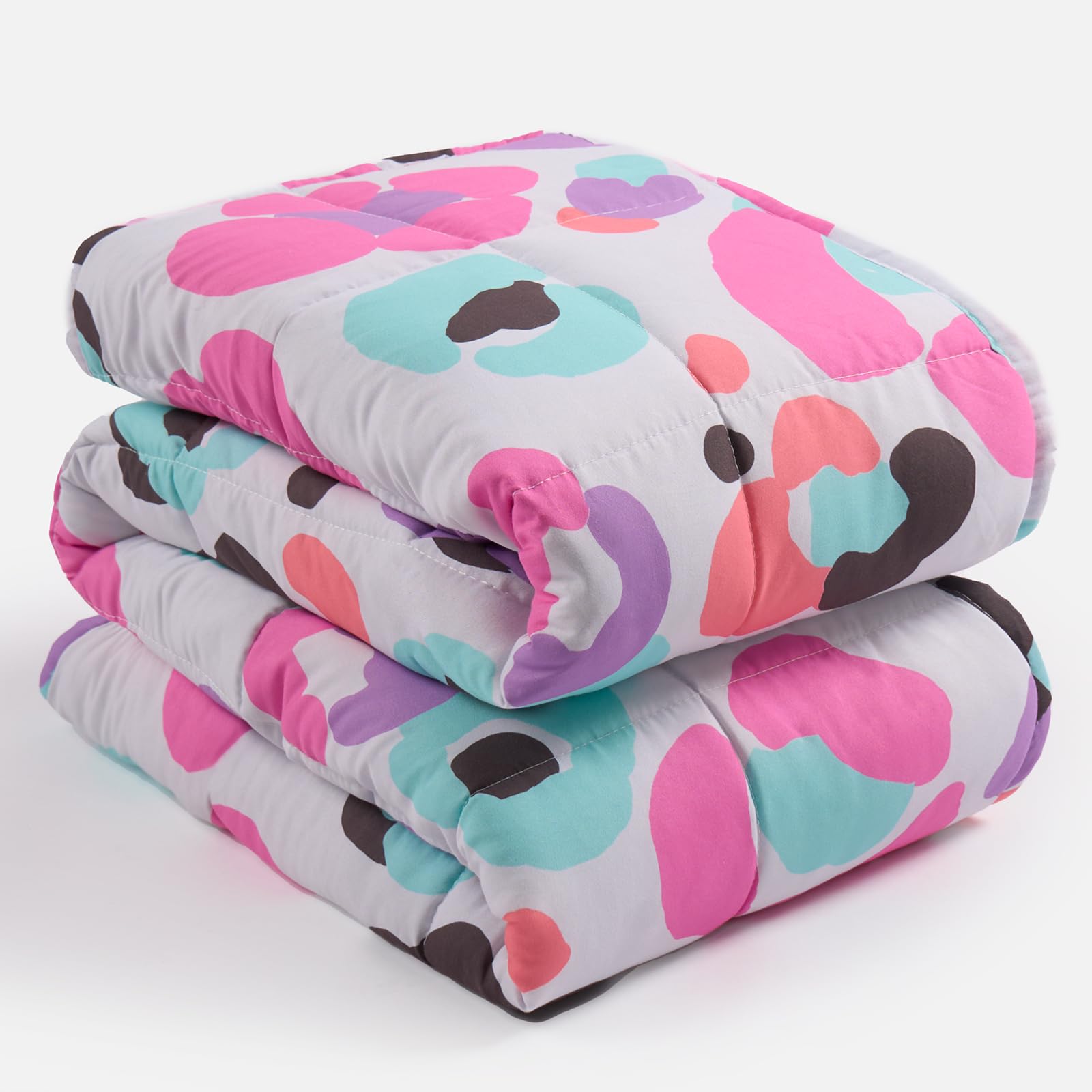 OHS Weighted Blanket Leopard Anxiety Stress Relief Sleep Sofa Bed Soft Throw from B&Q