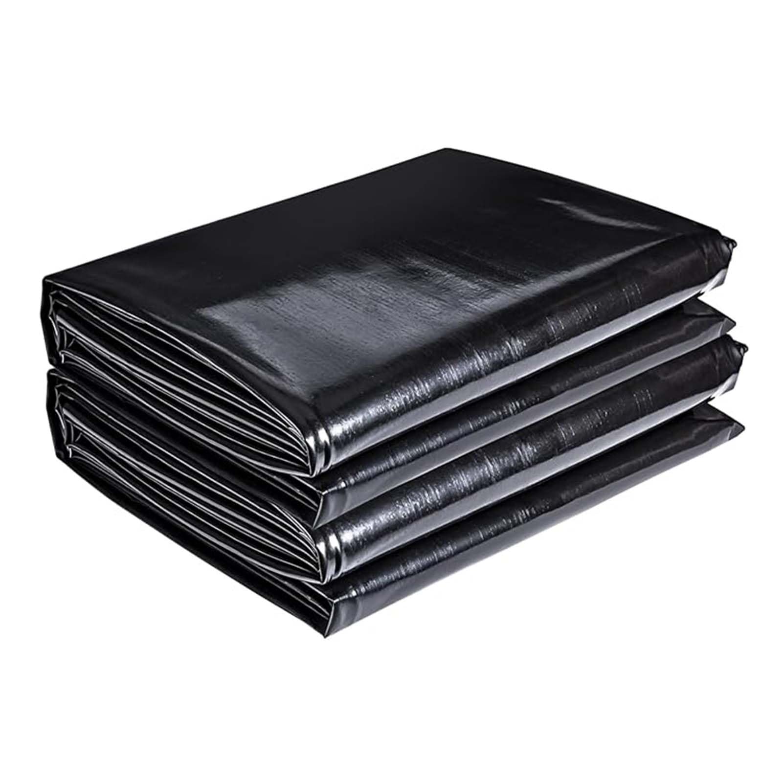 Whnoorher 2x2m 2x7m 3x 3m 4x4m Pond Liner Flexible HDPE Membrane High Tensile Waterproof Pond Liners for Outdoor Ponds Waterfalls Aquaponics Water Feature Lining(7x8m(23x26.2ft))