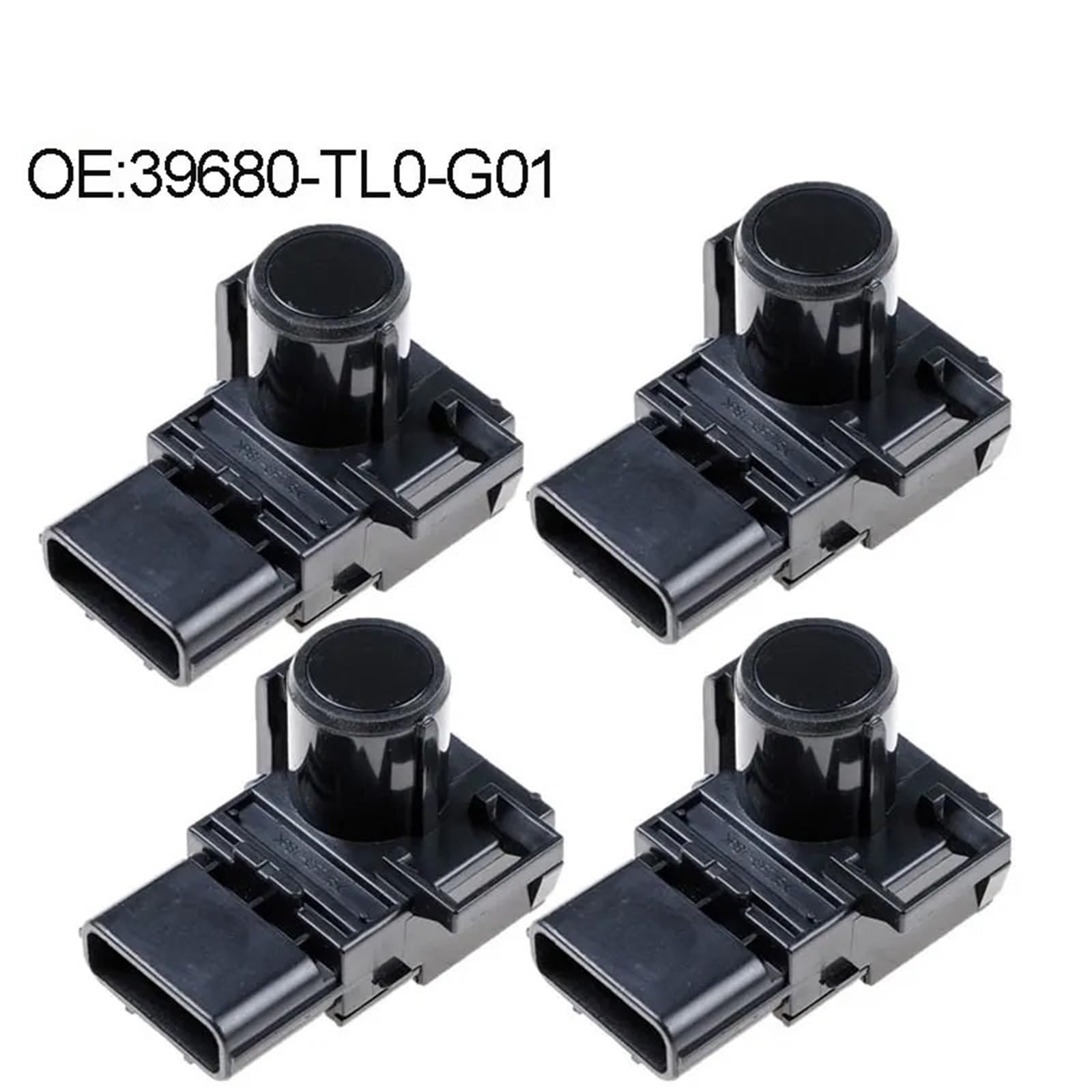 Sensor De Estacionamiento Automático 4 sensores de estacionamiento con asistencia aparcamiento 39680-TL0-G01 para Honda para Accord reemplazo(WHITE)