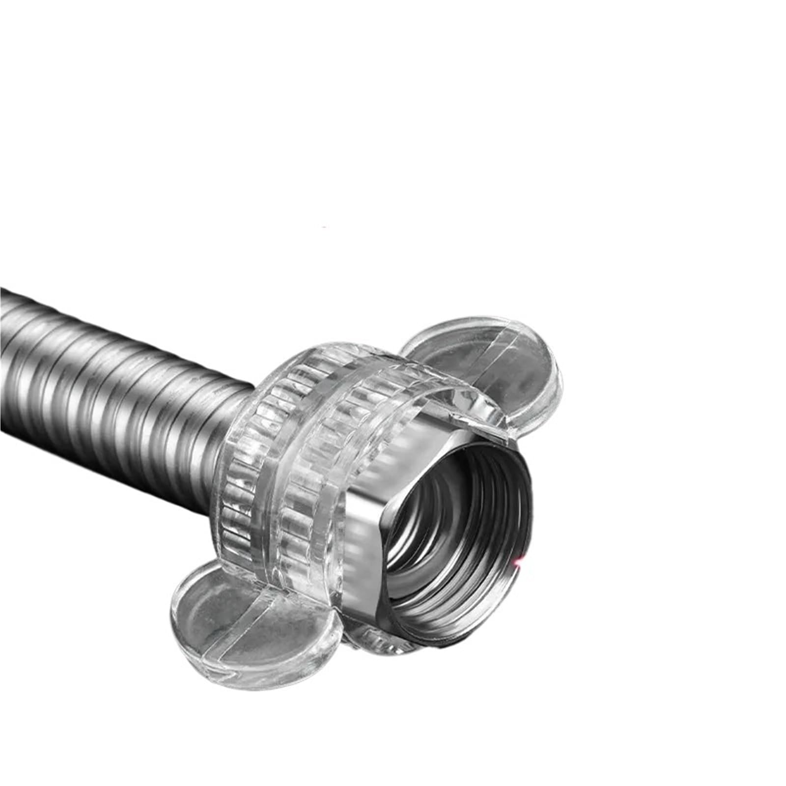 Manguera De Suministro De Agua De Acero Inoxidable Tubo corrugado de acero inoxidable 304, calentador de agua doméstico de 4 puntos, tubo de entrada de manguera de Metal, hogar frío y caliente(300cm)