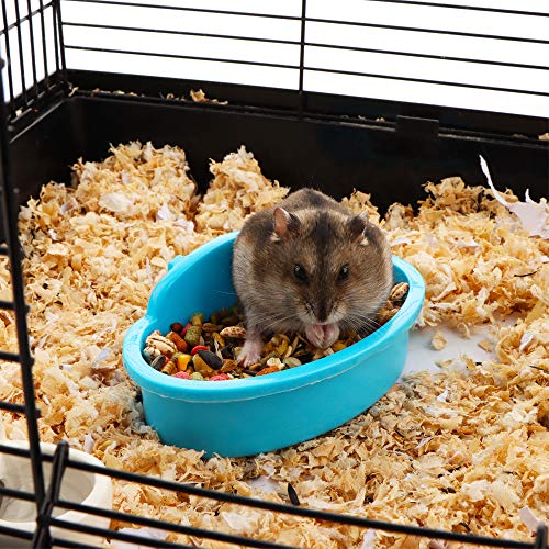 Vturboway 4 Pack Hamster Food Bowl - Anti-Turnover Fixable Bowl For Hamster Mice Rat Hedgehog And Small Pet thumb #4