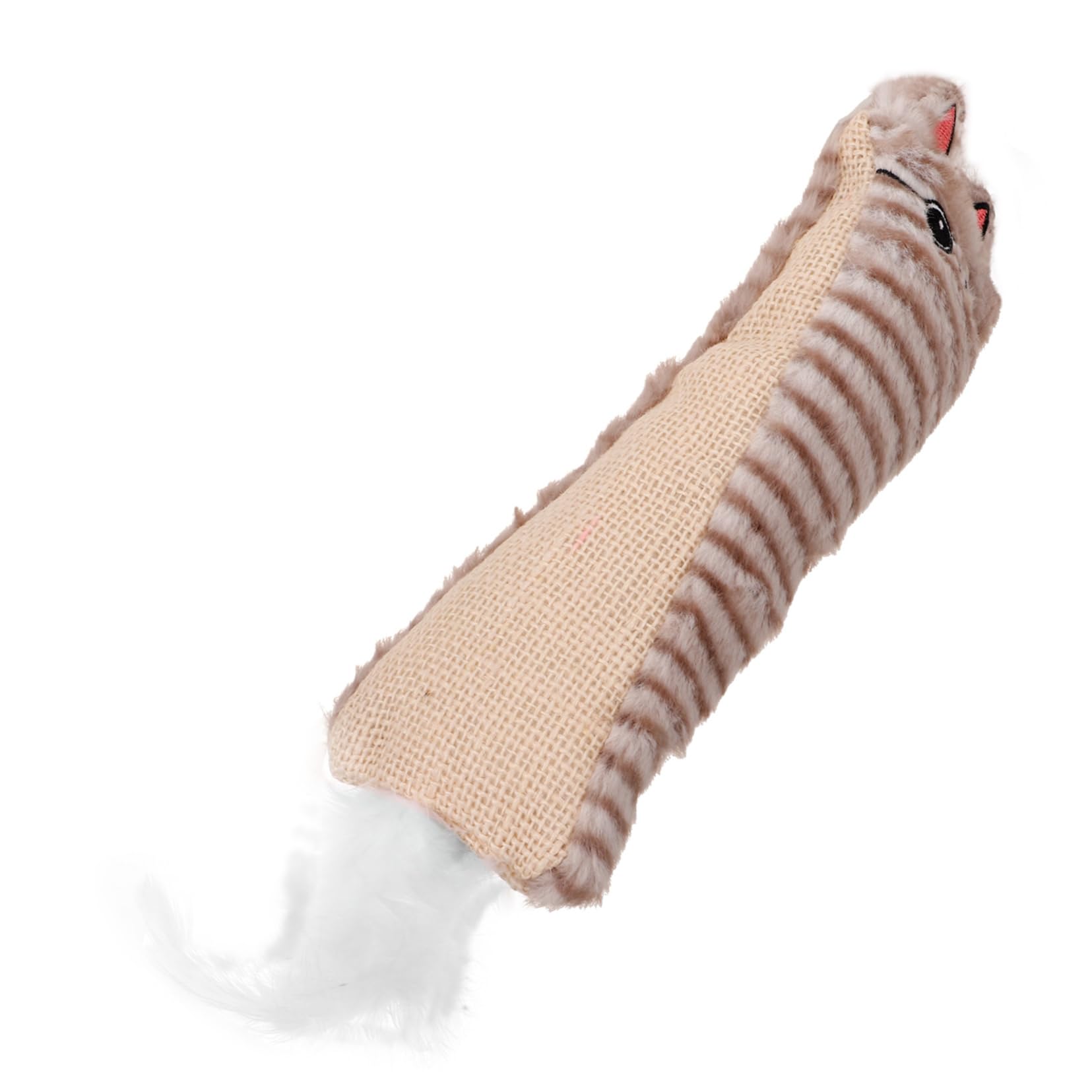 HEMOTON Cataire pour Chat avec Papier Bruissant Plush pour Mâcher Soulagement de Ennui Problèmes Dentaires pour Intérieur