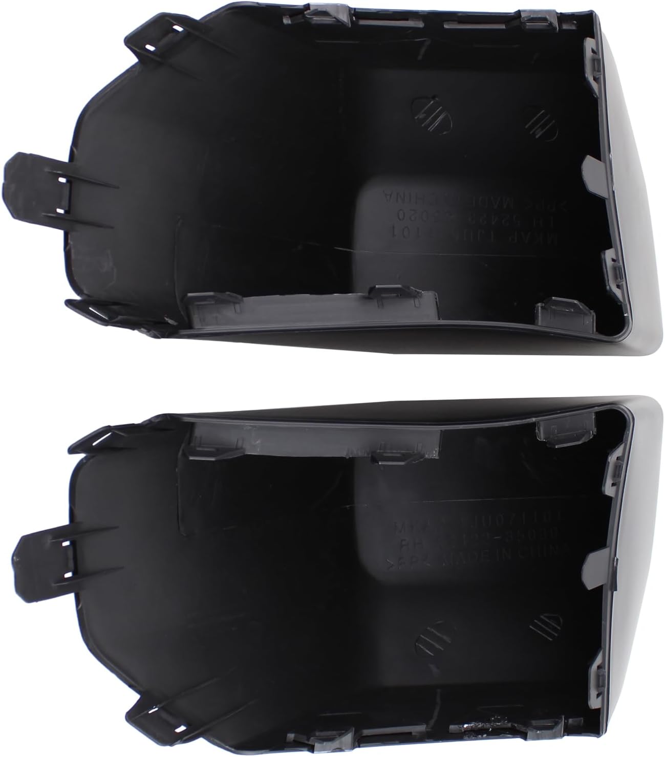Matte Black Left and Right Front Corner Bumper End Cap for Toyota FJ Cruiser 2007-2014