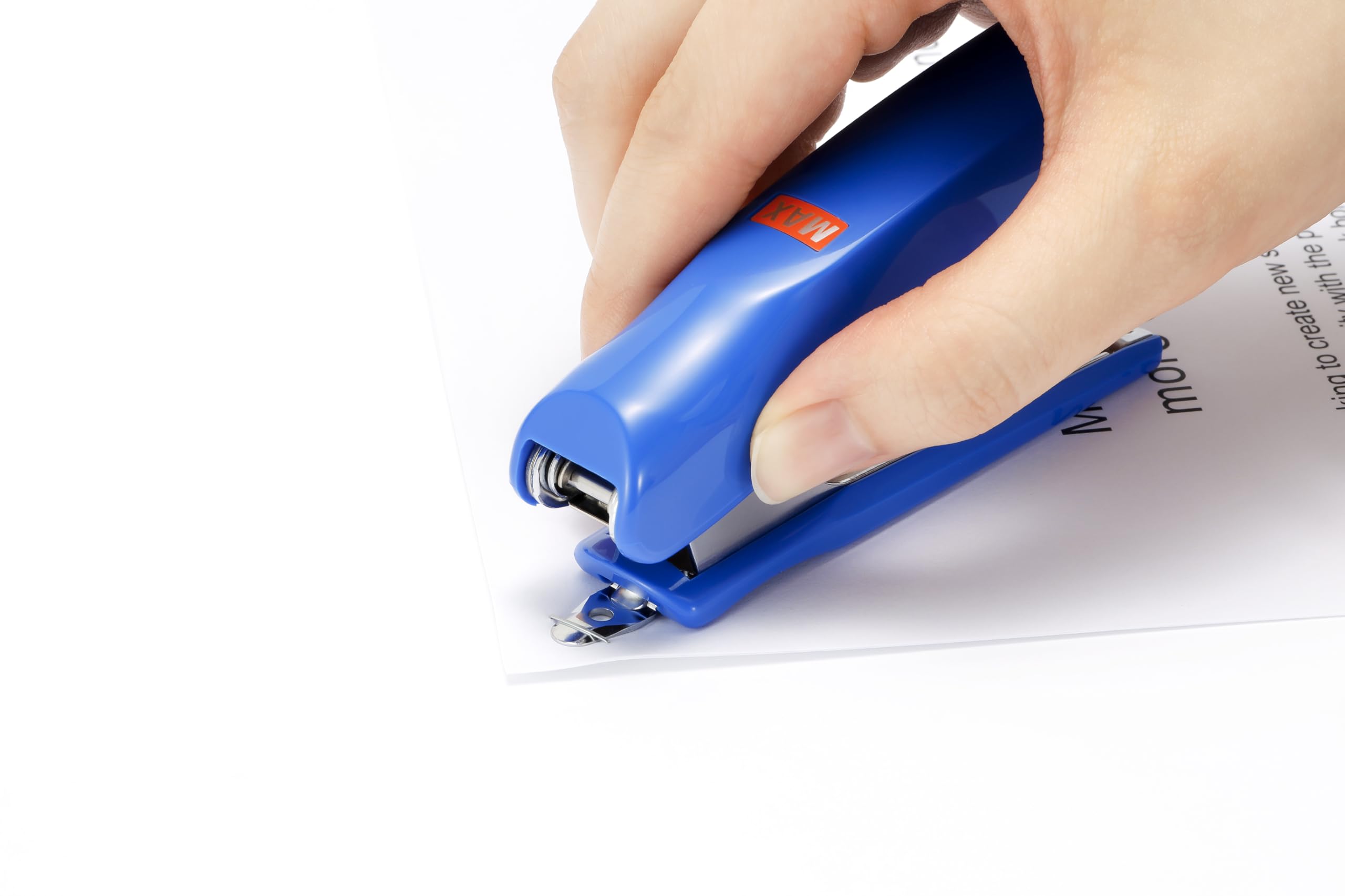 Max HD-10D Double Strip Regular/Pearl Series Stapler - Made in Japan (Blue) 4