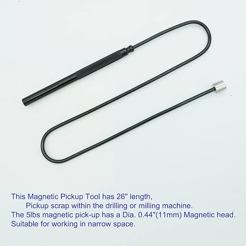 Miniatura 30 de Juego de herramientas de recogida magnética flexible, 2 libras y 5 libras, extensión flexible de 25 pulgadas, recogida magnética