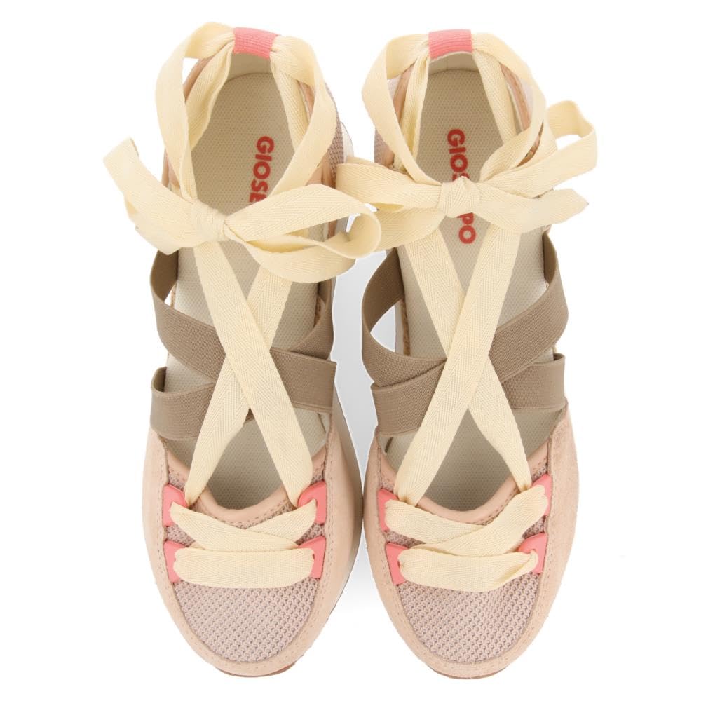 Sneakers Abiertos Blancos con CUÑA para Mujer SAMOBOR