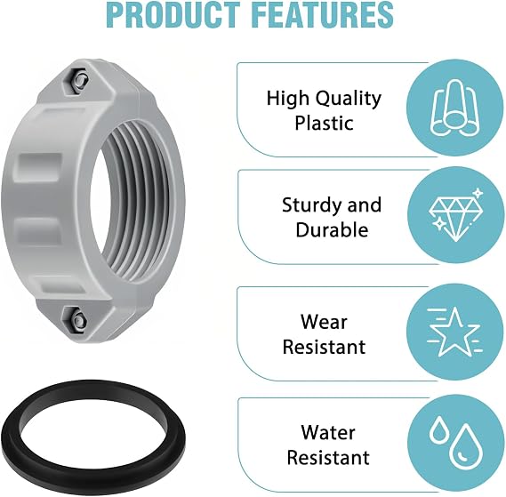 P06574 Adapter Compatible with Bestway & Lay-Z-Spa AirJet Hot Tubs, Pump Coupling Replacement, Air Coupler Connectors for Spa Accessories