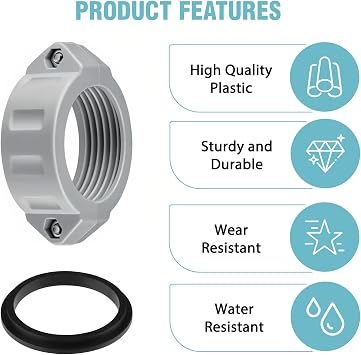 P06574 Adapter Compatible with Bestway & Lay-Z-Spa AirJet Hot Tubs, Pump Coupling Replacement, Air Coupler Connectors for Spa Accessories