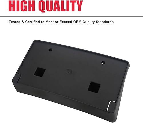 Miniatura 3 de Soporte de placa frontal compatible con Ram 2500 3500 4500 5500 2019-2025 Reemplazo # 68362197AA (negro)